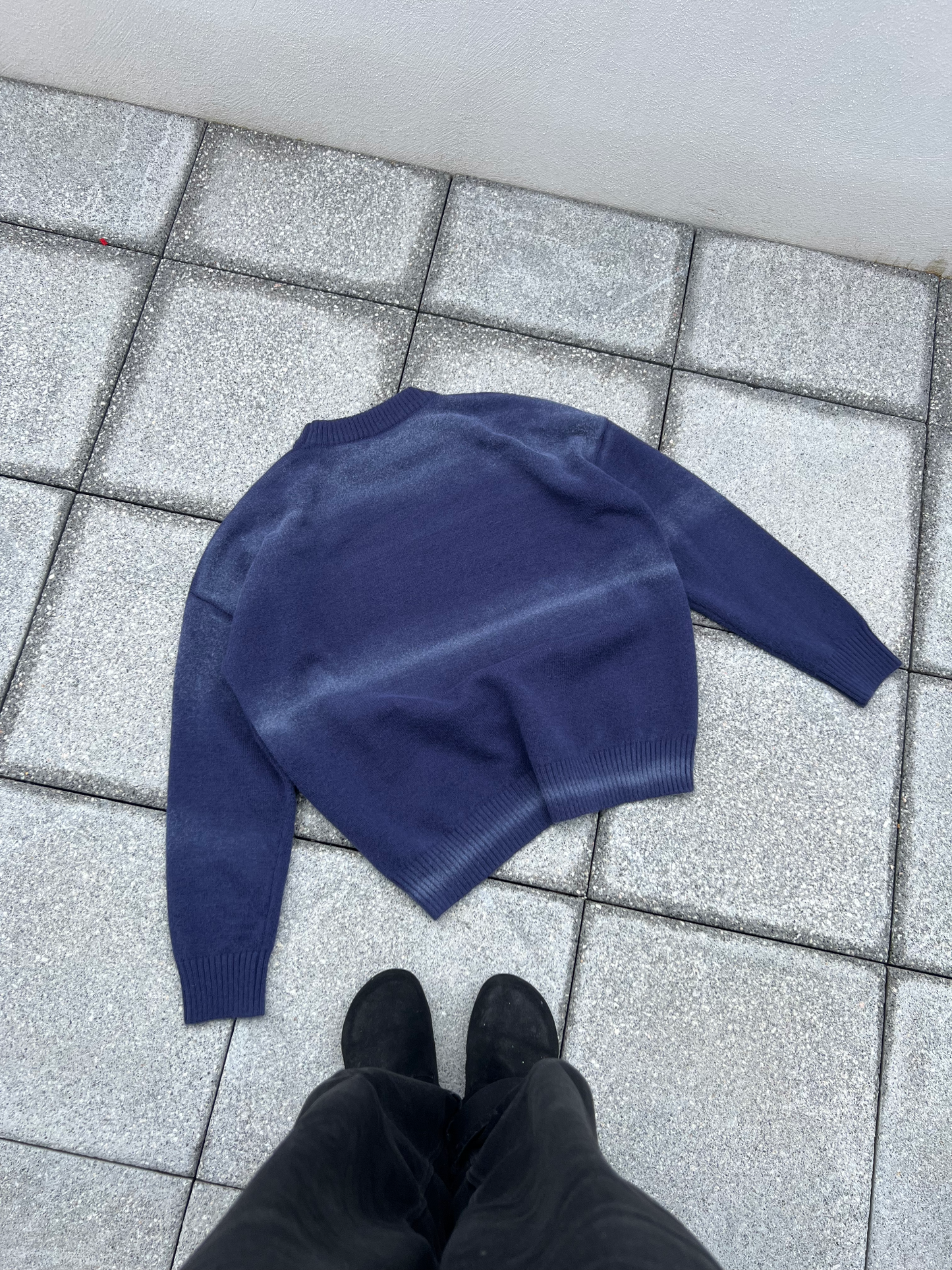 CLASSIC FADED KNIT BLU