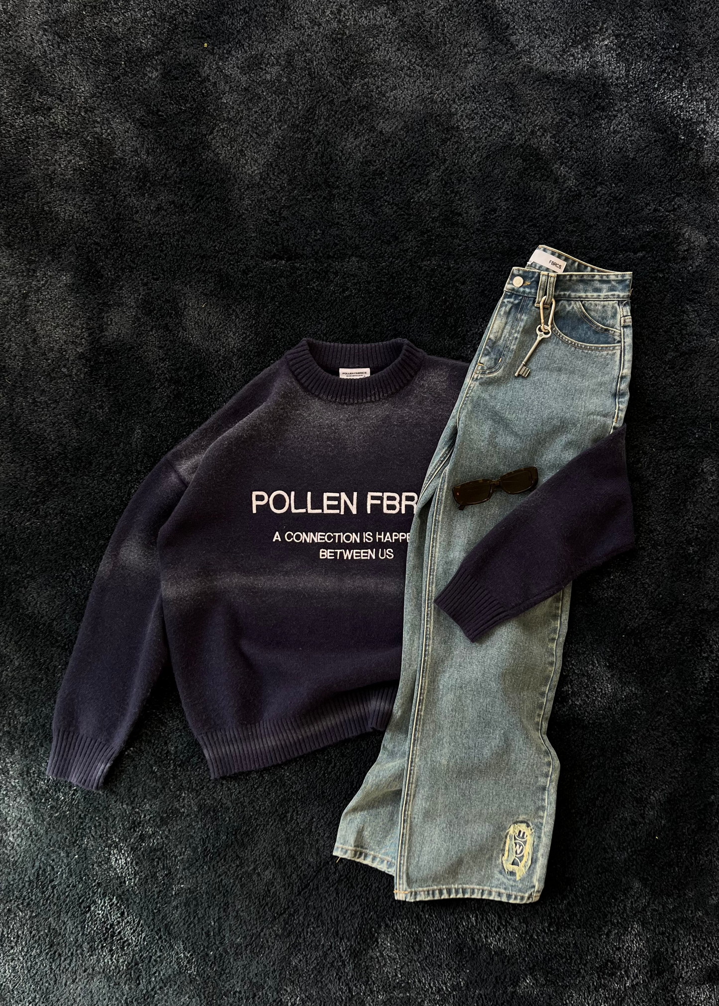 CLASSIC FADED KNIT BLU