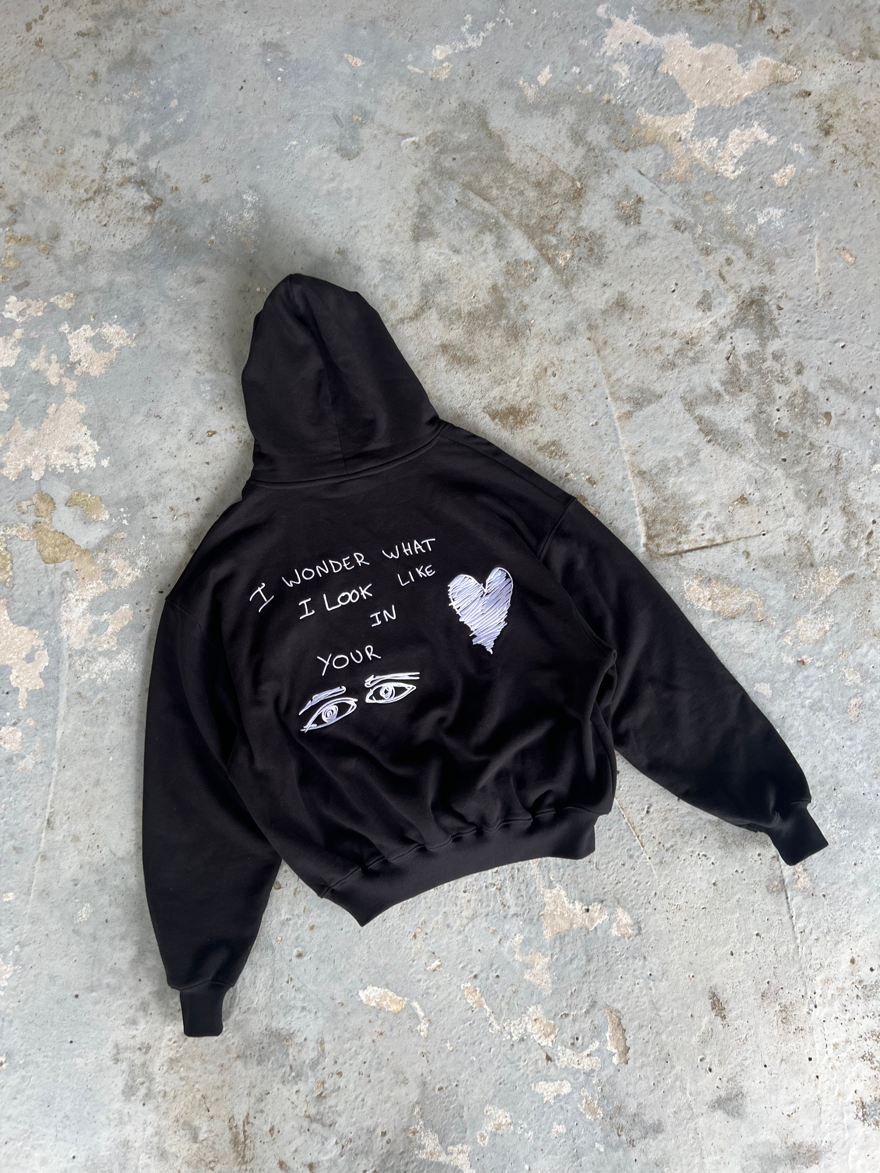 IN YOUR EYES BLK HOODIE