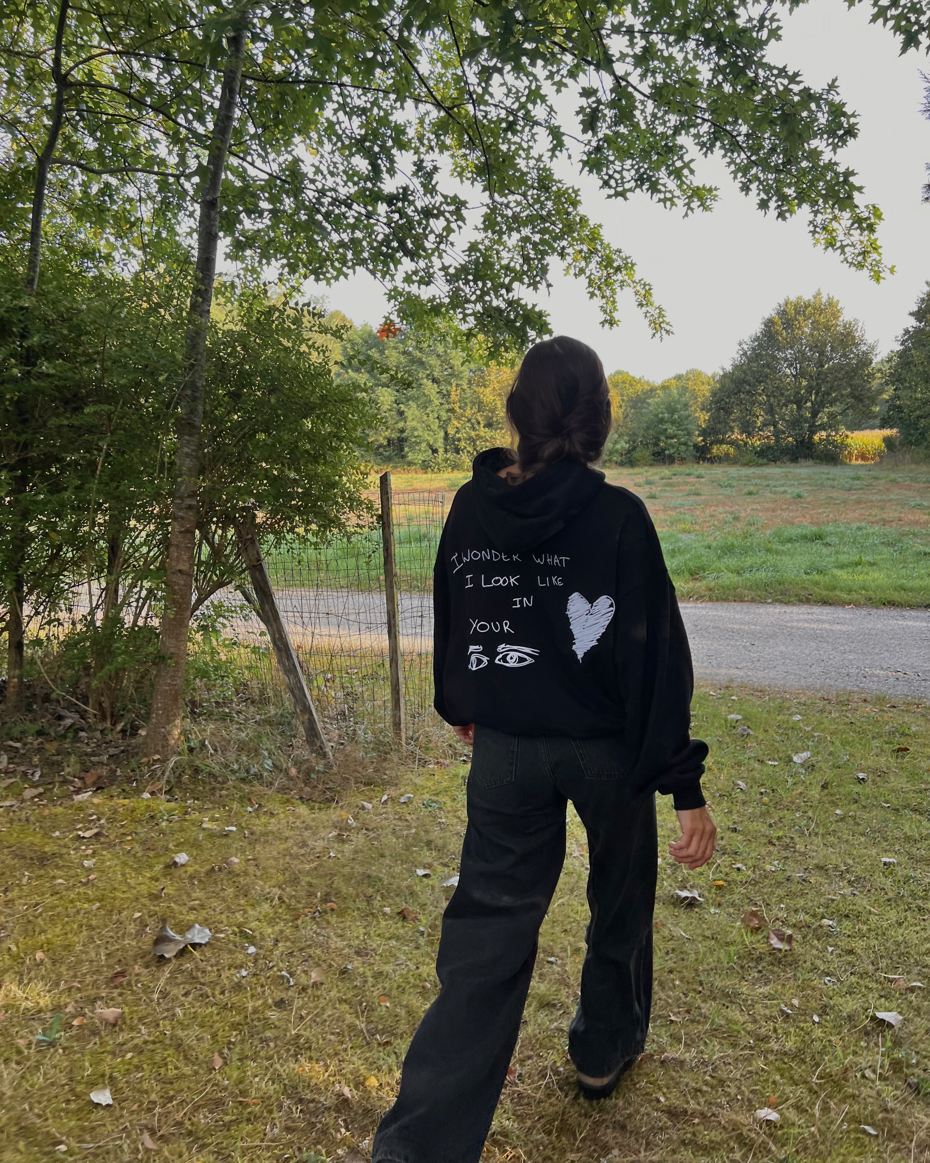 IN YOUR EYES BLK HOODIE