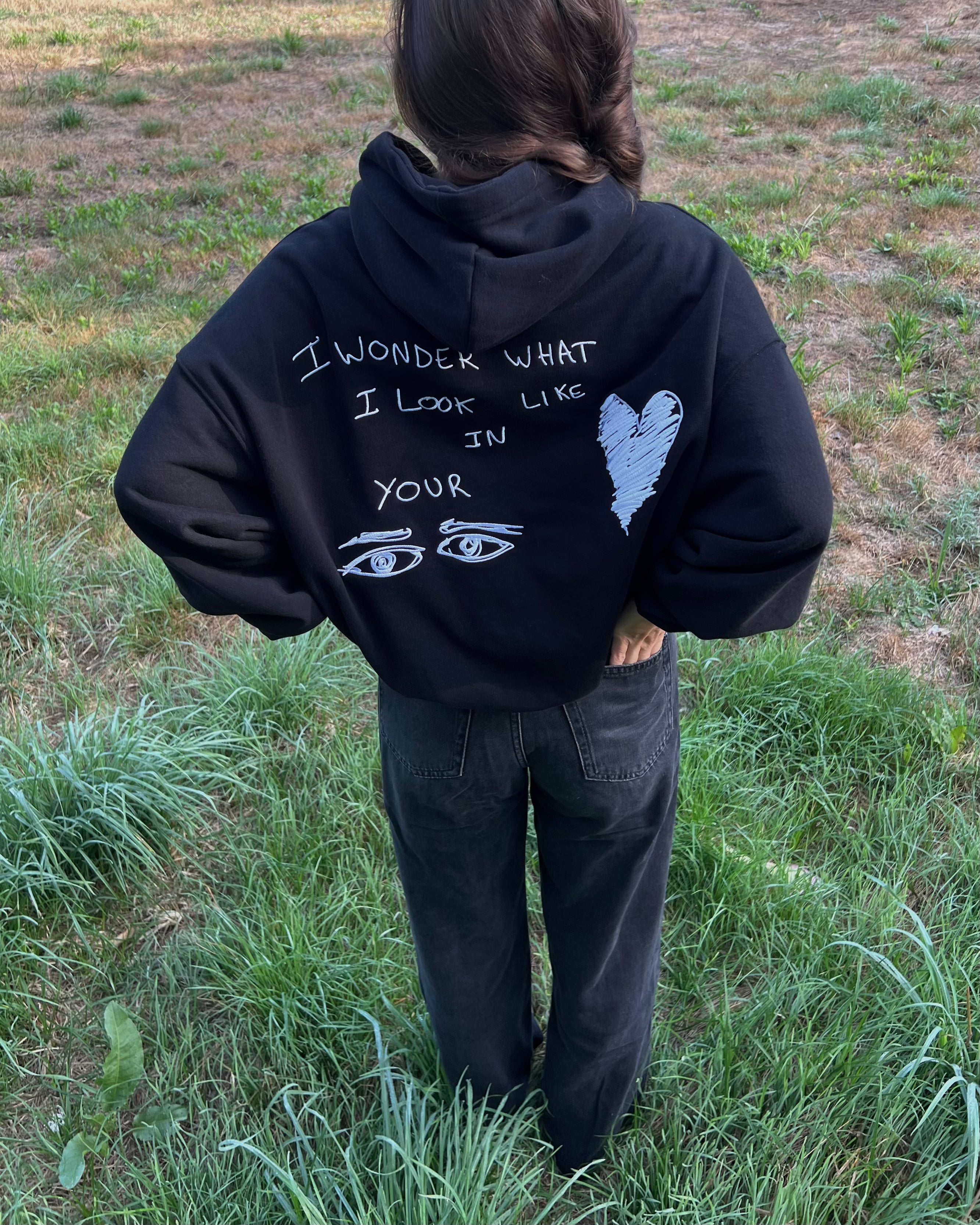 IN YOUR EYES BLK HOODIE