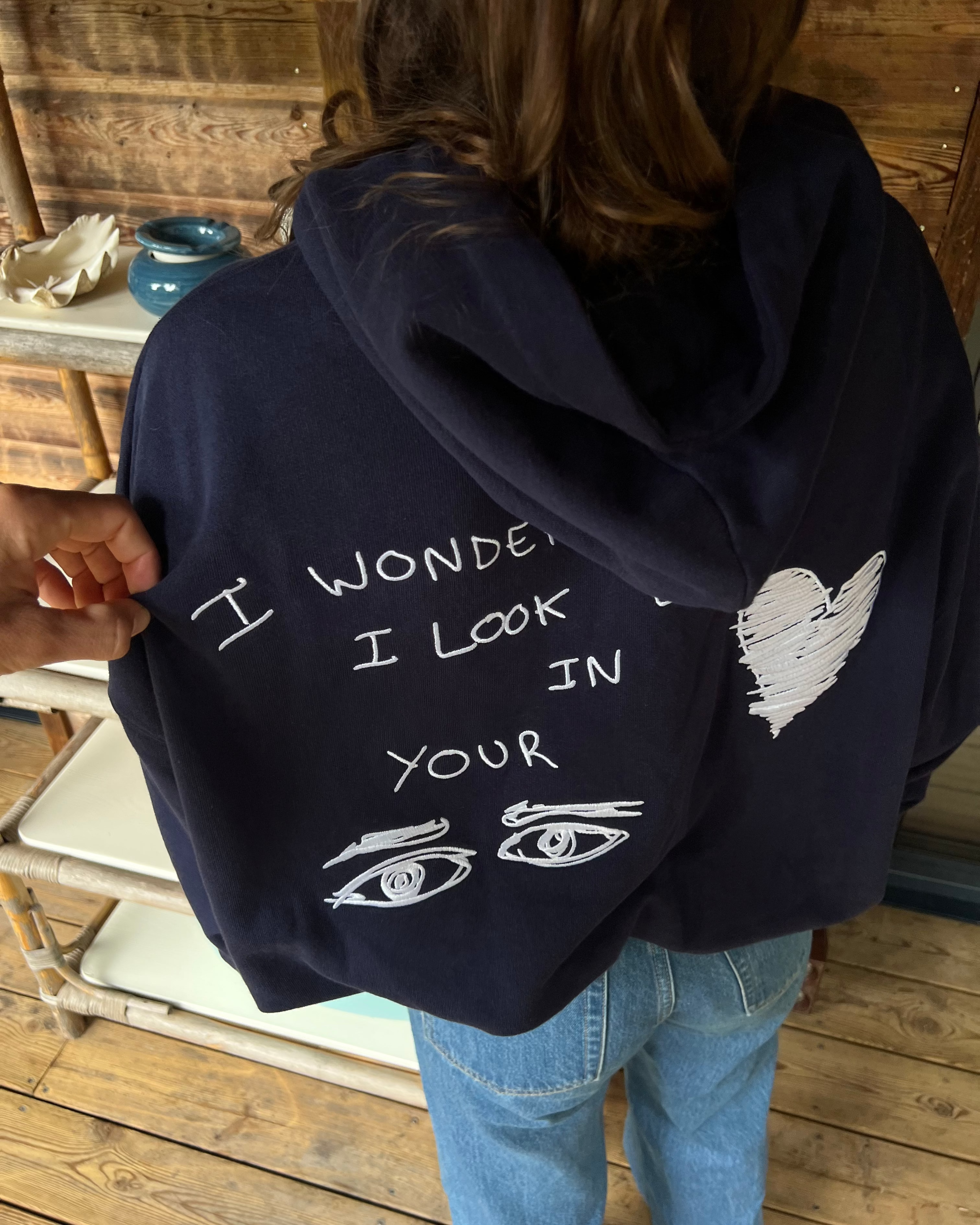 IN YOUR EYES BLK HOODIE