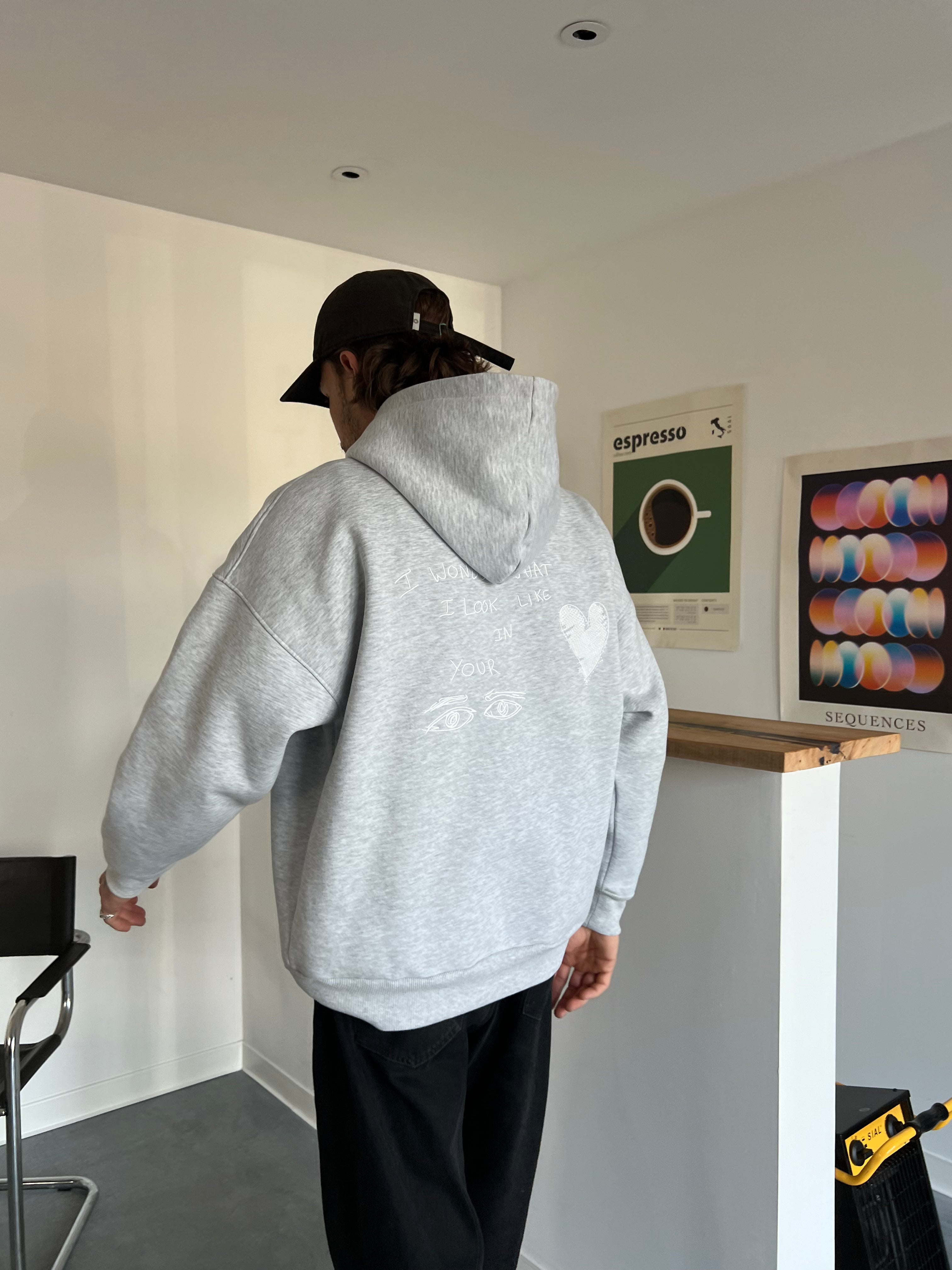 IN YOUR EYES GREY HOODIE / RESTOCK