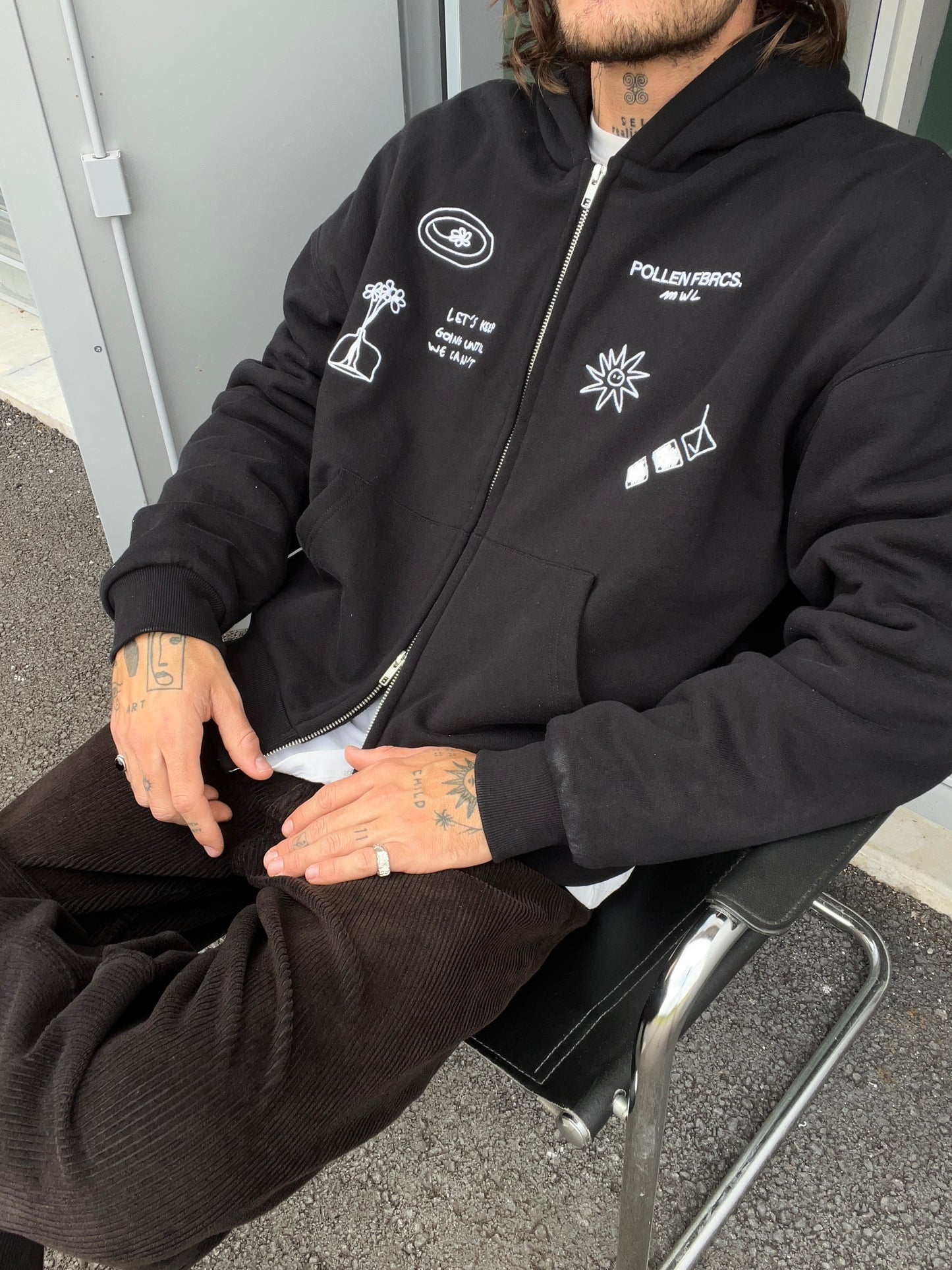 COLD DOUBLE ZIP HOODIE