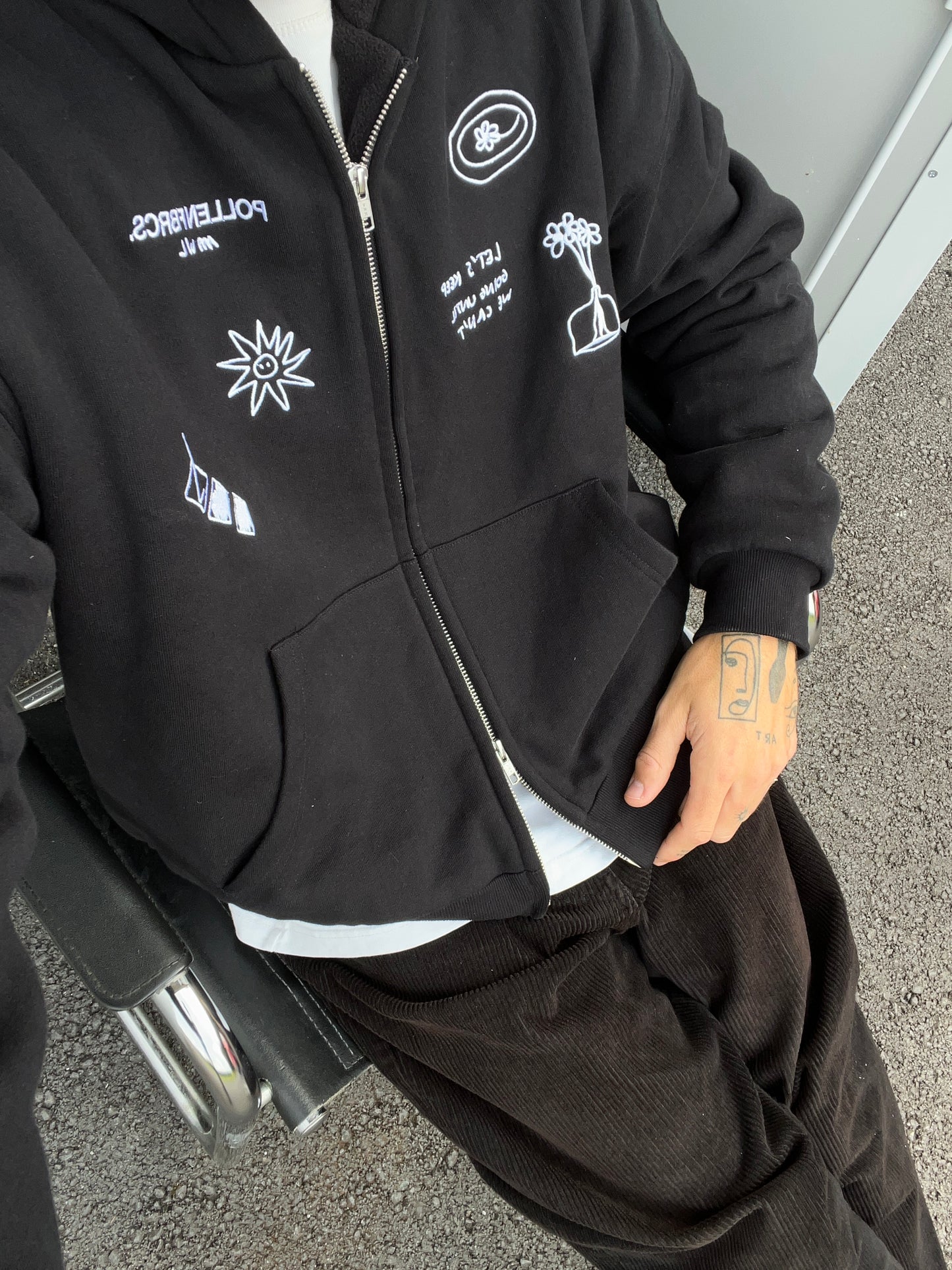 COLD DOUBLE ZIP HOODIE