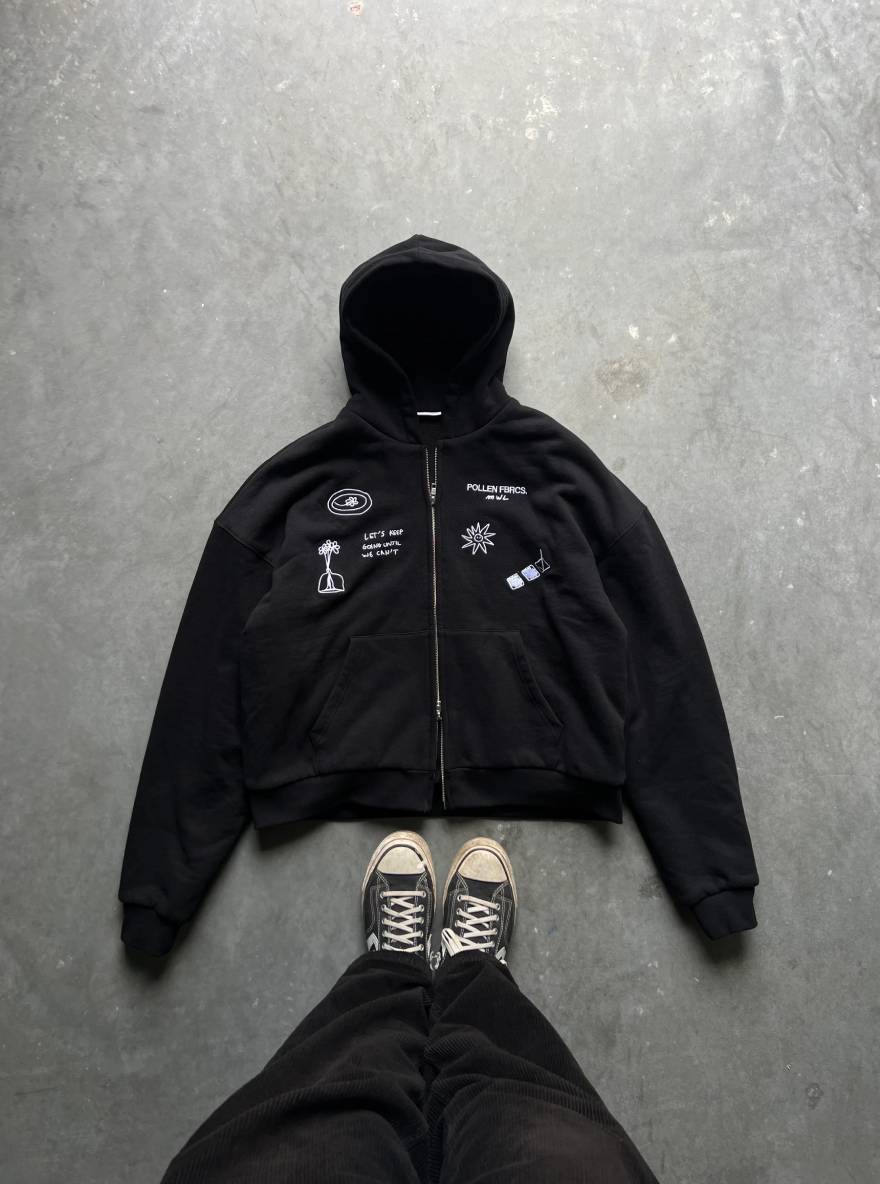COLD DOUBLE ZIP HOODIE