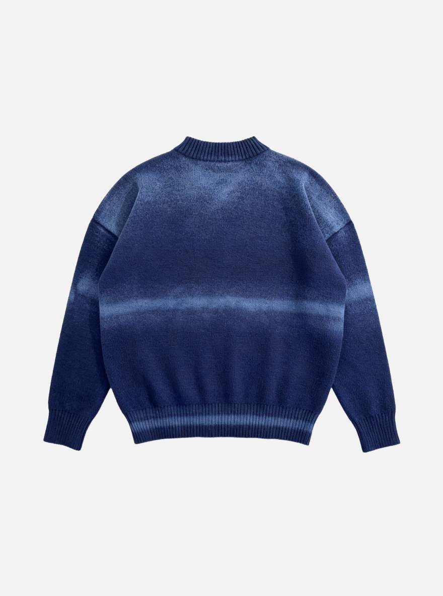 CLASSIC FADED KNIT BLU