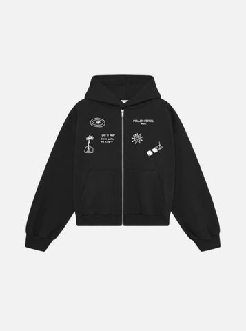 COLD DOUBLE ZIP HOODIE