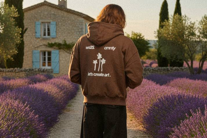 LET'S CREATE ART HOODIE DOUBLE ZIP