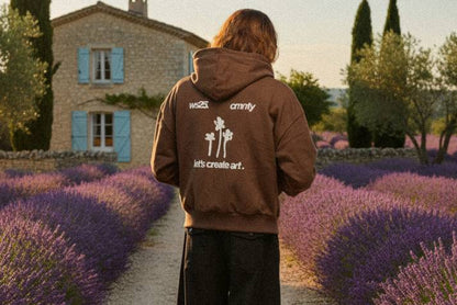 LET'S CREATE ART HOODIE DOUBLE ZIP